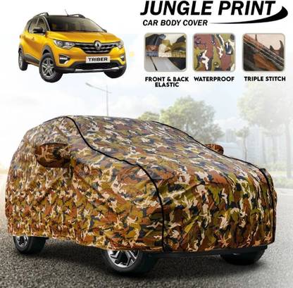 DRIVETREND Car Cover For Renault Triber, Universal For Car (With Mirror Pockets)