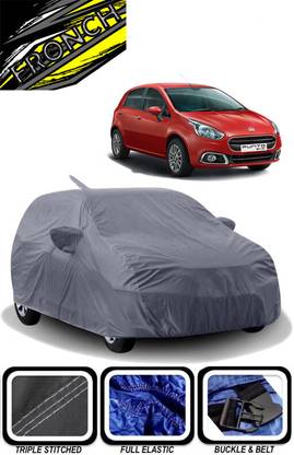 FRONCH Car Cover For Fiat Punto EVO 1.3 Dynamic (With Mirror Pockets)