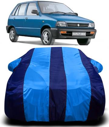 AUCTIMO Car Cover For Maruti Suzuki 800 (With Mirror Pockets)