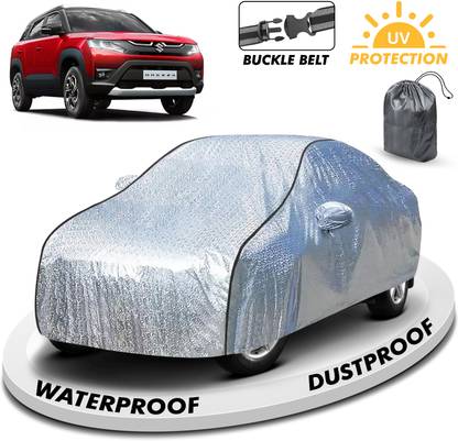 FABTEC Car Cover For Maruti Suzuki Vitara Brezza, Vitara, Vitara Brezza Facelift, Vitara Brezza LDi, Vitara Brezza LDi Diesel, Vitara Brezza LDi Option, Vitara Brezza LXI Petrol, Vitara Brezza VDi, Vitara Brezza VDi AMT Diesel, Vitara Brezza VDi Diesel, Vitara Brezza VDi Option, Vitara Brezza VXI AT Petrol, Vitara Brezza VXI Petrol, Vitara Brezza ZDi, Vitara Brezza ZDi AMT Diesel, Vitara Brezza ZDi Diesel, Vitara Brezza ZDi Plus, Vitara Brezza ZDi Plus AMT Diesel, Vitara Brezza ZDi Plus AMT Dual Tone Diesel, Vitara Brezza ZDi Plus Diesel, Vitara Brezza ZDi Plus Dual Tone, Vitara Brezza ZDi Plus Dual Tone Diesel, Vitara Brezza ZXI AT Petrol, Vitara Brezza ZXI Petrol, Vitara Brezza ZXI Plus AT Dual Tone Petrol, Vitara Brezza ZXI Plus Dual Tone Petrol, Vitara Brezza ZXI Plus Petrol (With Mirror Pockets)