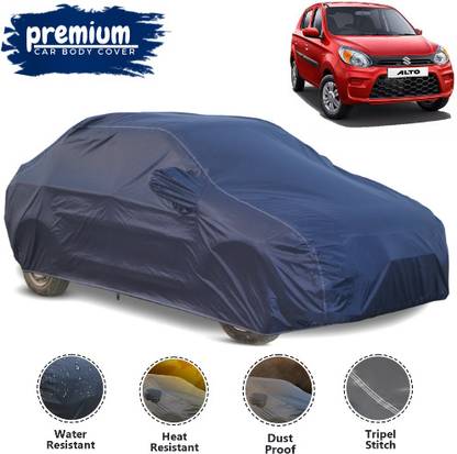 BOTAUTO Car Cover For Maruti Suzuki Alto K10, Alto K10 0.8L 12C, Alto K10 LX, Universal For Car (With Mirror Pockets)