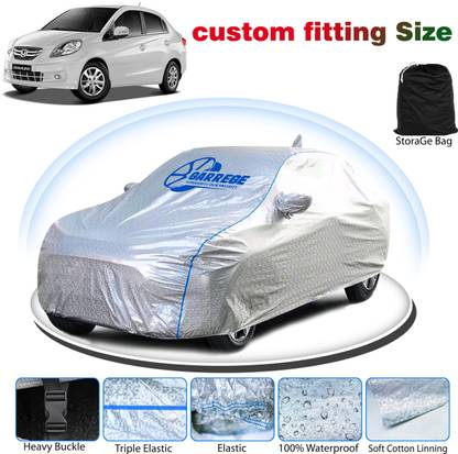 GARREGE Car Cover For Honda Amaze (With Mirror Pockets)
