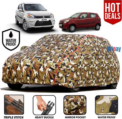 DRINAY Car Cover For Maruti Suzuki Alto (With Mirror Pockets)