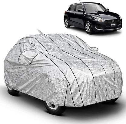 FABTEC Car Cover For Maruti Suzuki Swift, Swift AMT VDI, Swift AMT ZXI (With Mirror Pockets)