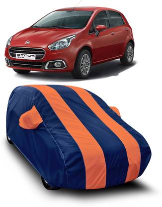 SXAWG Car Cover For Fiat Punto Evo (With Mirror Pockets)
