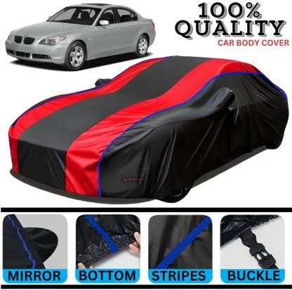AYSHU Car Cover For BMW 525i, 5 Series 525i, 5 Series 525d, Universal For Car (With Mirror Pockets)