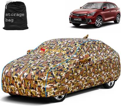 AUTOMOZEXO Car Cover For Toyota Glanza (With Mirror Pockets)