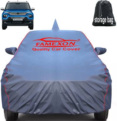FAMEXON Car Cover For Tata Punch (With Mirror Pockets)