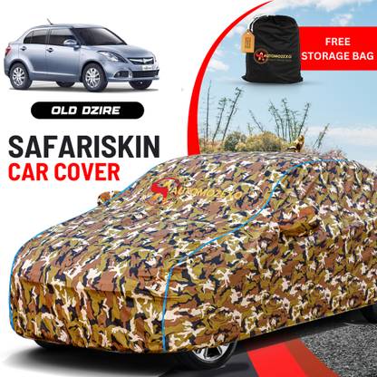 AUTOMOZEXO Car Cover For Maruti Suzuki Swift Dzire (With Mirror Pockets)