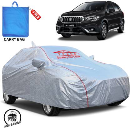 TEASN Car Cover For Maruti S-Cross (With Mirror Pockets)