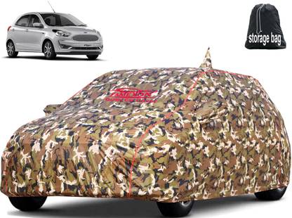 FAMEXON Car Cover For Ford Figo (With Mirror Pockets)