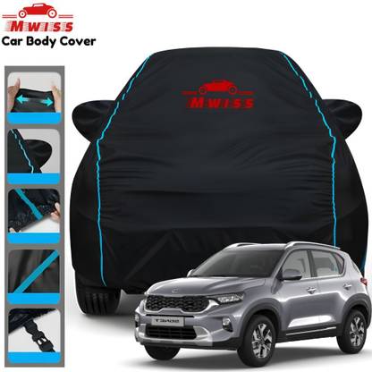 Mwiss Car Cover For Kia Sonet (With Mirror Pockets)
