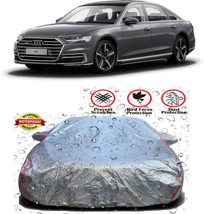 AutoTiger Car Cover For Audi A8 (With Mirror Pockets)