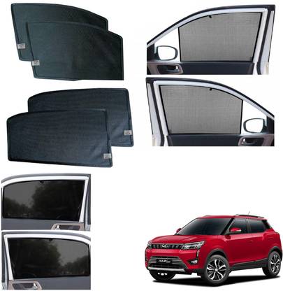 CuboDePlato Car Fix curtain window shades half curtains Sunshade For XUV 300 Car Curtain