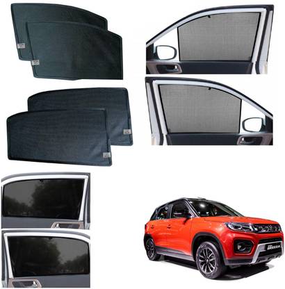 CuboDePlato Car Fix curtain window shades half curtains Sunshade For Vitara Brezza 2020 Car Curtain