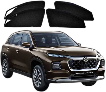 MOTOSHIELD Car Premium Magnetic Curtain with Zipper For Maruti Grand Vitara (Pack of 6) Car Curtain