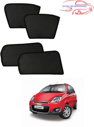 SJE Car Fix Curtain Window Shades Half Curtains Sunshade for Chevrolet Spark Car Curtain
