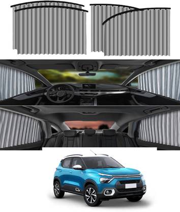 CCMM Silver Detachable/UV Protection Magnetic Curtain 4pcs For Car Side Window-81 Car Curtain