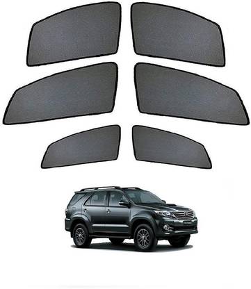AUTOSHYAM Premium Quality Fix Type Car Curtain for Old Fortuner All Models Car Curtain