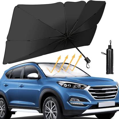 ABB All Car Sun Shade Windshield Cover, Umbrella Front Window Sun Protection-05 Car Curtain