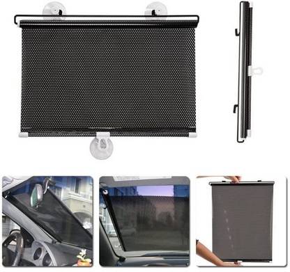 KUNYA Car Window Sun Shade Roller|Automatic Car Curtain Sun Shade for UV Protection Car Curtain