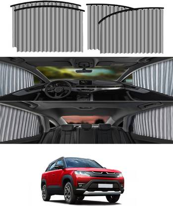 CCMM Silver Detachable/UV Protection Magnetic Curtain 4pcs For Car Side Window-40 Car Curtain