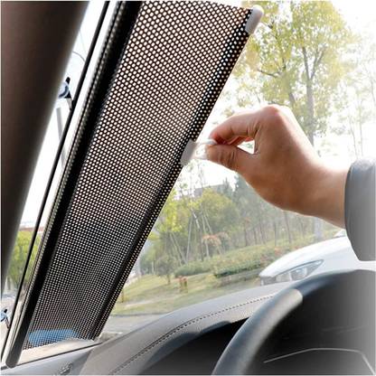 GHANSHYAM Car Window Sun Shade Roller Automatic Car Curtain Sun Shade for UV Protection Car Curtain