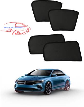 SJE Car Fix Curtain Window Shades Half Curtains Sunshade for Volkswagen Vento 2023 Car Curtain