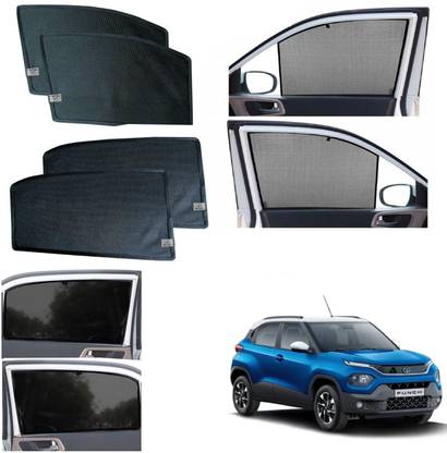 CuboDePlato Car Fix curtain window shades half curtains Sunshade For Punch Car Curtain