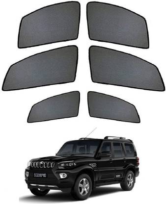 AutoZeal Premium Quality Fix Type Car Curtain for New Scorpio All Models Car Curtain