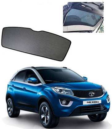 Ds enterprise Car Dicky Sun Shade/Curtain for Tata Nexon All Models - Black Color Car Curtain