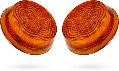 Apsmotiv 24V Amber Round LED Side Marker Lights for Trailer Truck Bus Universal Vehicle Car Dash Indicator Lamp