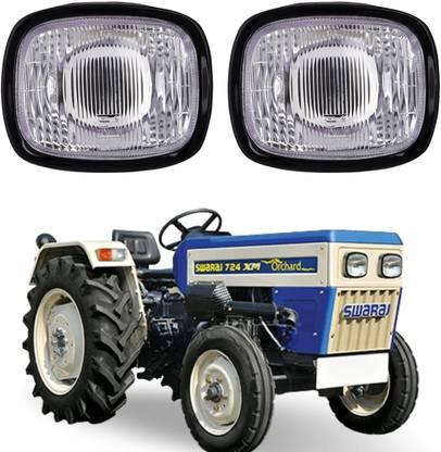 Apsmotiv Front Headlights Assembly Set Suitable for M&M SWARAJ Tractors Car Dash Indicator Lamp