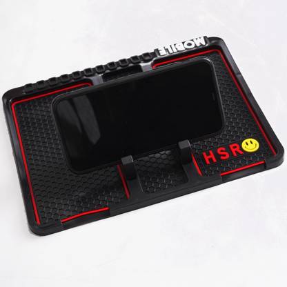 HSR Dashboard Mat Multifunction Stable Anti-Slip Car Phone Mount/Non-Slip Mat Phone Dashboard Pad Mat/Navigation Holder Tray with Parking Phone Number Applies Car Dash Panel Tray