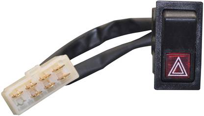 Apsmotiv 24V Hazard Warning Switch with 7 Pin Coupler Suitable for Ashok Leyland 1 Car Dash Switch Panel