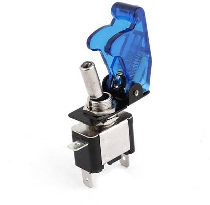 Campark Blue LED Illuminated SPST Racing Car Toggle ON/OFF Switch Rocker 1 Car Dash Switch Panel