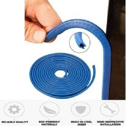 KWZ Blue Edge Guard U Shape Edge Trim Car Door Edge Protector Car Beading Roll For Bumper