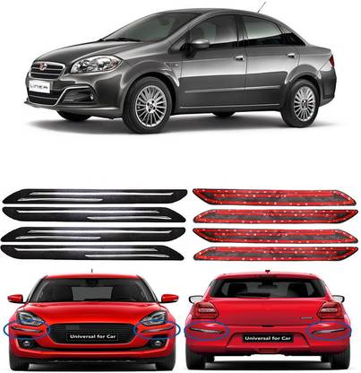 AutoTiger Stainless Steel, Plastic Car Bumper Guard