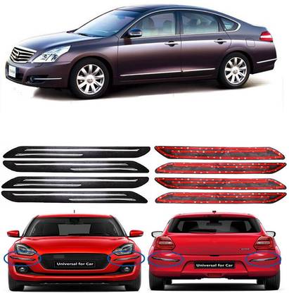 AutoTiger Stainless Steel, Plastic Car Bumper Guard