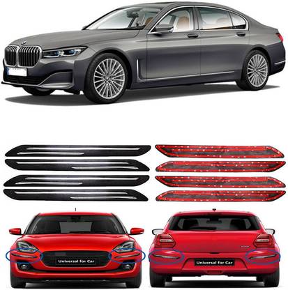 AutoTiger Stainless Steel, Plastic Car Bumper Guard