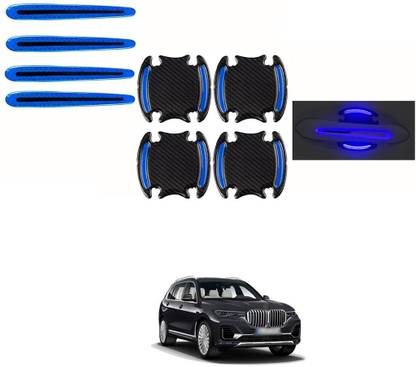 PROEDITION Car Door Handle Latch Scratch Protector Sticker 8PCS Blue X36 BMW Car Door Latch
