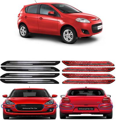 AutoTiger Stainless Steel, Plastic Car Bumper Guard