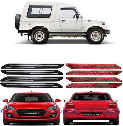 AutoTiger Stainless Steel, Plastic Car Bumper Guard