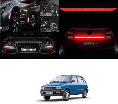 PROEDITION Car Reflective Sticker Warning Strip Tape Bumper Truck Safety 644 5 mm x 5 m Red Reflective Tape