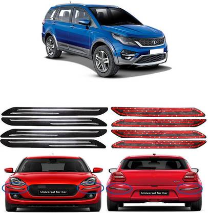 AutoTiger Stainless Steel, Plastic Car Bumper Guard