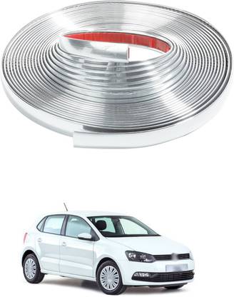 GONAMA Universal Chrome Trim Molding Universal Car Body Side Trim (Self Adhesive)sg203 Matte, Glossy, Chrome Skoda Octavia Front Garnish