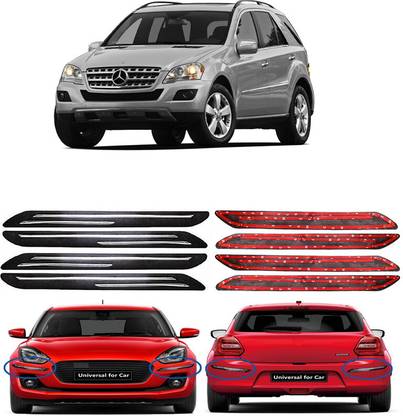 AutoTiger Stainless Steel, Plastic Car Bumper Guard