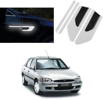 PRTEK Car Side Reflective Stickers Side Marker Universal Safety Warning forEscort Matte, Glossy, Chrome Ford Escort Side Garnish