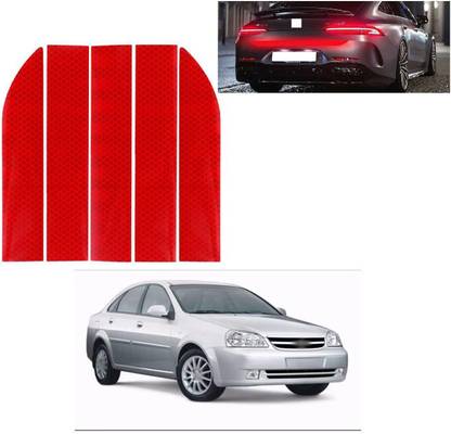 PROEDITION Car Reflective Sticker Warning Strip Tape Bumper Truck Safety 554 5 mm x 5 m Red Reflective Tape