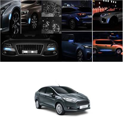 PECUNIA Reflective Warning Strip Bumper Truck Safety Sticker Decal A24 Matte, Glossy Ford Fiesta Rear Garnish